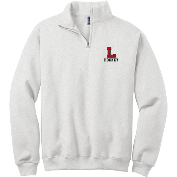 Lawrenceville Hockey NuBlend 1/4-Zip Cadet Collar Sweatshirt