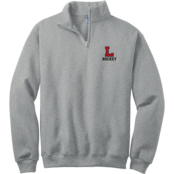 Lawrenceville Hockey NuBlend 1/4-Zip Cadet Collar Sweatshirt