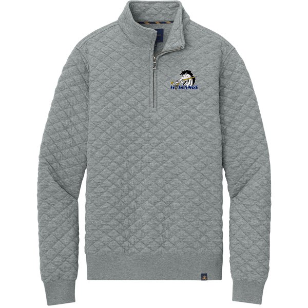 Mid-State Mustangs Brooks Brothers Diamond Quilt 1/4-Zip