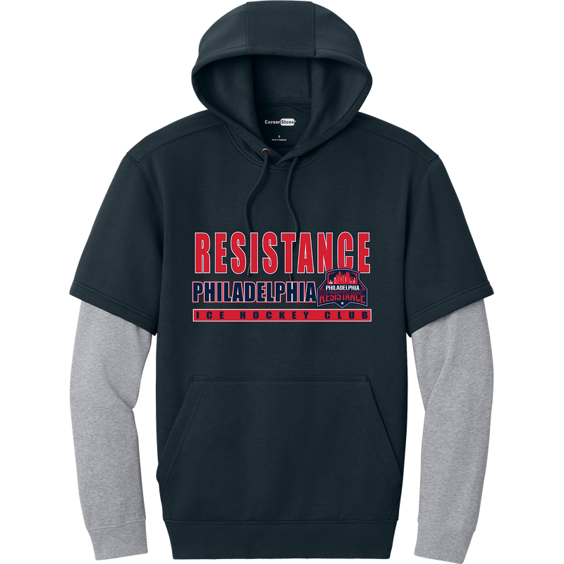 Philadelphia Resistance Tough Fleece Layered Hoodie