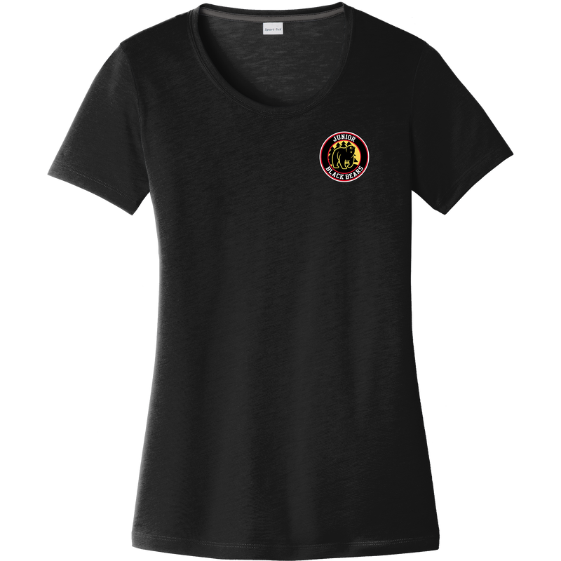 MD Jr. Black Bears Ladies PosiCharge Competitor Cotton Touch Scoop Neck Tee