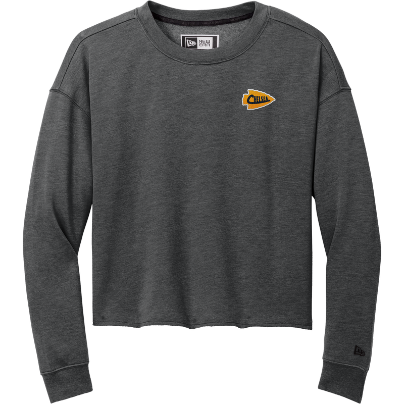 Chelsea Chiefs New Era Ladies Tri-Blend Fleece Crop Crew