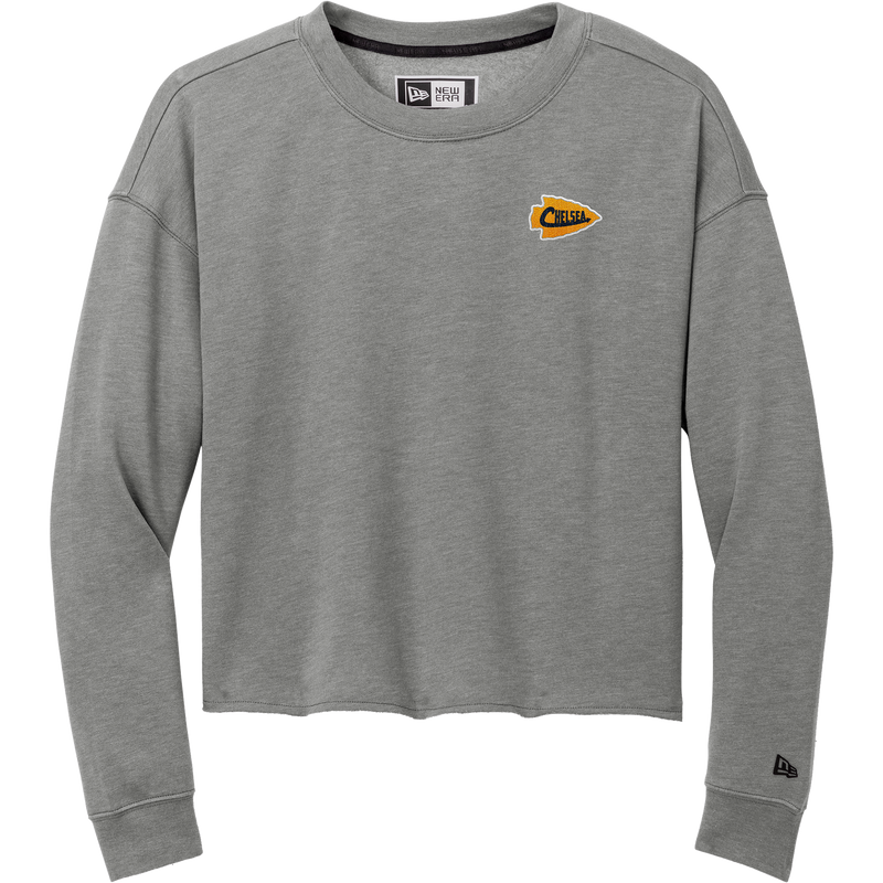 Chelsea Chiefs New Era Ladies Tri-Blend Fleece Crop Crew