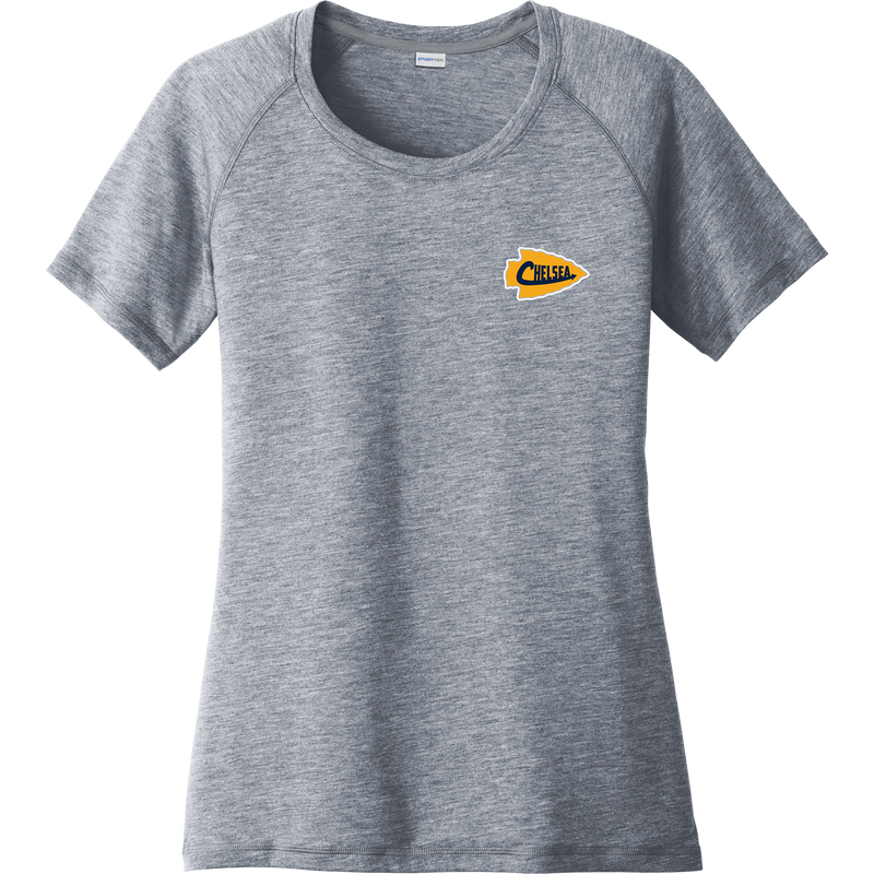 Chelsea Chiefs Ladies PosiCharge Tri-Blend Wicking Scoop Neck Raglan Tee