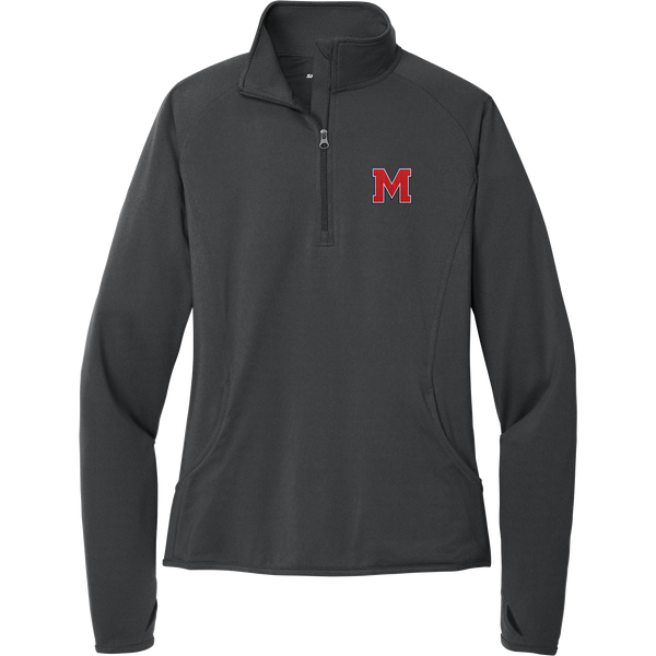 Mount St. Charles Ladies Sport-Wick Stretch 1/4-Zip Pullover