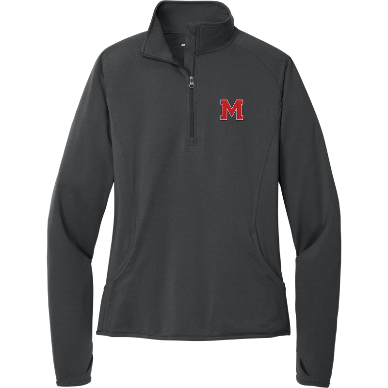 Mount St. Charles Ladies Sport-Wick Stretch 1/4-Zip Pullover