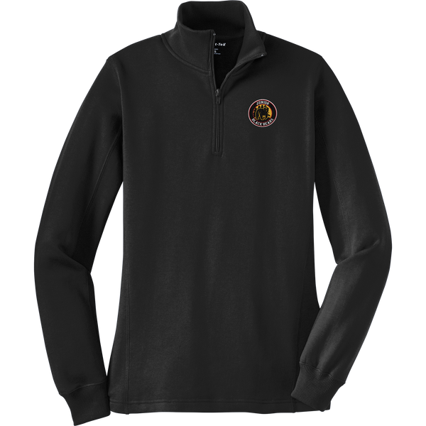 MD Jr. Black Bears Ladies 1/4-Zip Sweatshirt
