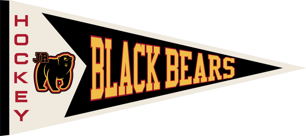 MD Jr. Black Bears Premium Felt Pennant 18" Wide
