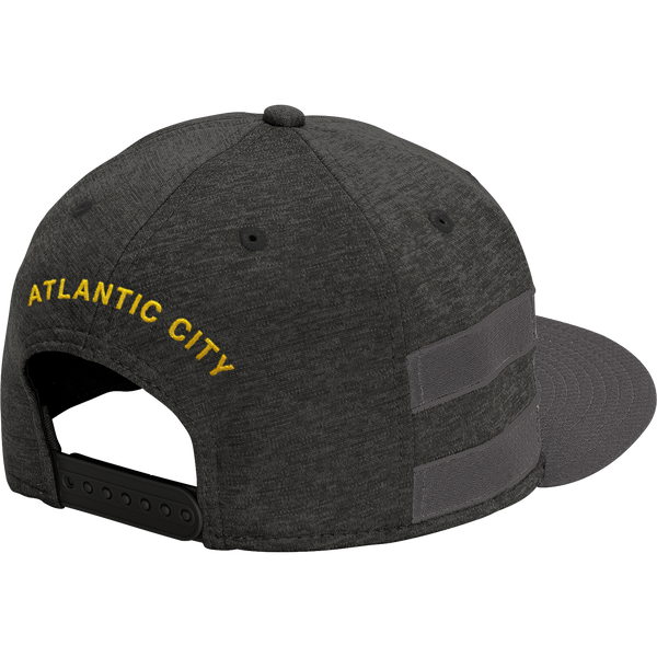 Atlantic City Seals New Era Shadow Heather Striped Flat Bill Snapback Cap