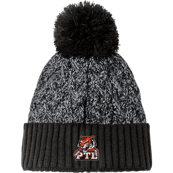 Princeton Tiger Lilies New Era Marled Knit Pom Beanie