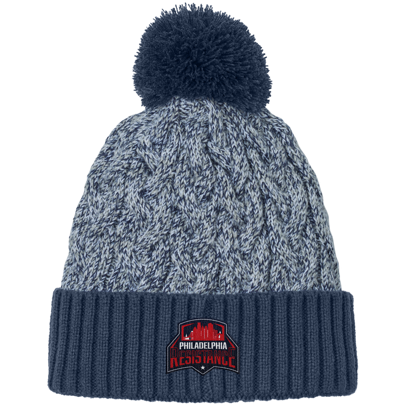 Philadelphia Resistance New Era Marled Knit Pom Beanie