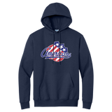 Americans Essential Fleece Pullover Hooded Sweatshirt