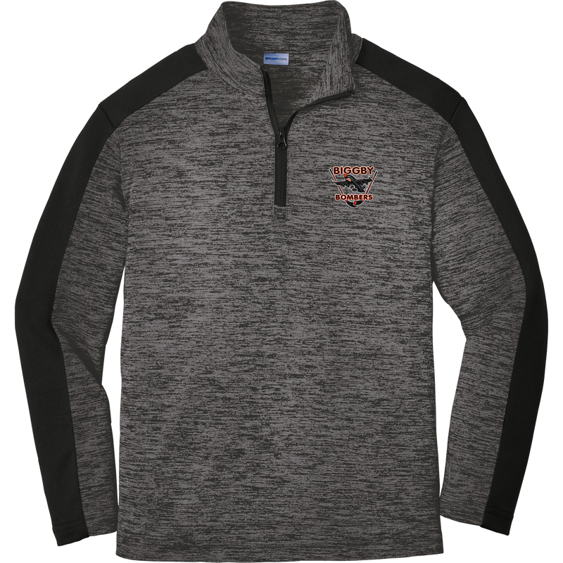 Chelsea Chiefs Youth PosiCharge Electric Heather Colorblock 1/4-Zip Pullover